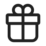 Gift SVG Icon